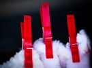Red pegs