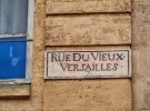 street sign - Versailles, France