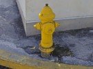Yellow hydrant