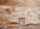 Wall with crosses