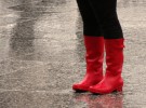 Red in rain
