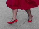 red shoes