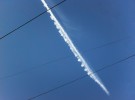 Jet trail and wires